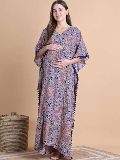 Secret Wish Printed
                      Maternity Nightdress