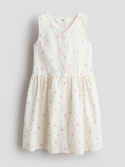 H&M Patterned Seersucker Dress