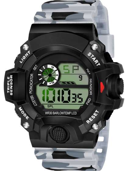 Brostin Unisex Kids Dial
                    & Straps Digital Chronograph Watches Grey
                    Multi-Function Watch