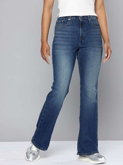 Levis Women 726
                        Flared High-Rise Light Fade Stretchable Jeans