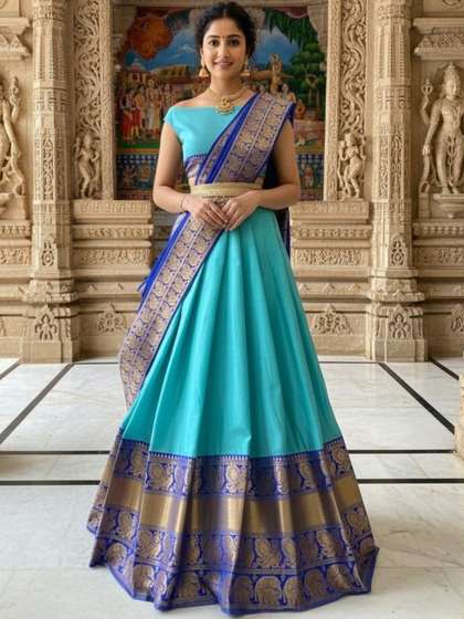 HIYA TEX Ready to
                        Wear Lehenga & Blouse With Dupatta