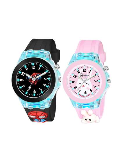 mivaan Unisex Kids Dial
                    & Straps Watch Com-2 64 Spi Reb P&