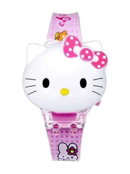 mivaan Unisex Kids Dial
                    & Straps Watch Big Hello Kitty Pink&