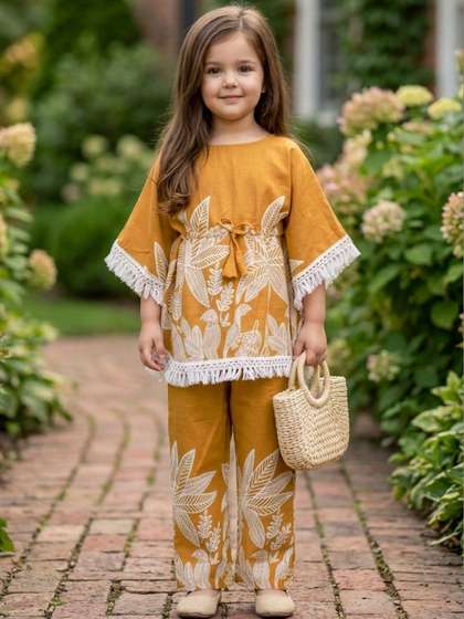 Cutiekins Girls Printed
                    Clothing Set