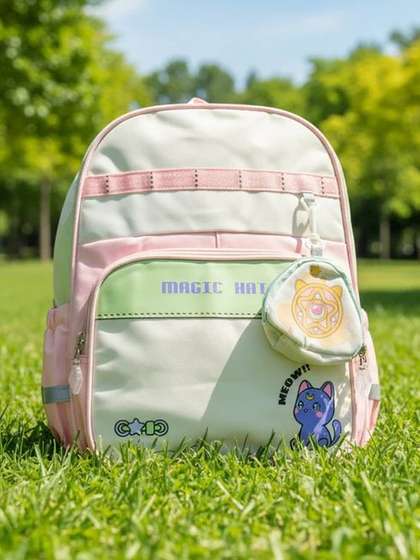 ZUZUVI Kids-Unisex
                    Colourblocked Backpack