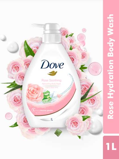 Dove Rose Soothing
                        Go Fresh Microbiome Gentle Body Wash with Aloe
                        Vera - 1L