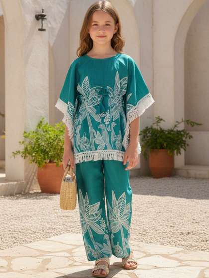 Cutiekins Girls Printed
                    Palazzos