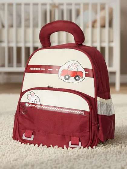 ZUZUVI Kids-Unisex
                    Colourblocked Backpack