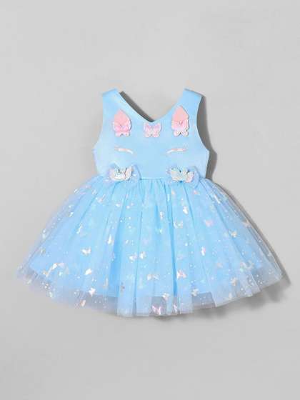 Hopscotch Girls
                    Embellished Chiffon Fit & Flare Dress