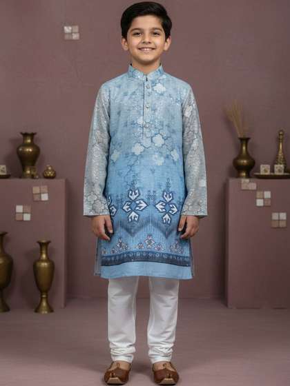 Cae Boys Printed Regular
                    Kurta with Pyjamas
