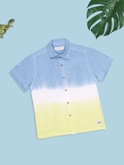 Pantaloons Junior
                        Boys Colourblocked Casual Shirt
