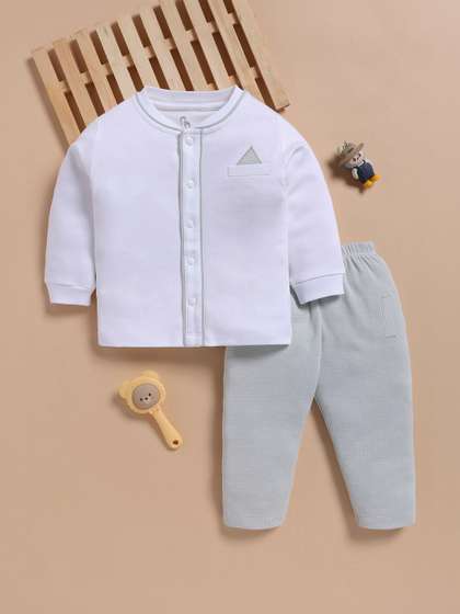 BABY GO Boys Pure Cotton
                    T-shirt With Pyjamas