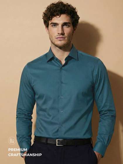Van Heusen IQ Men
                        Premium Cotton With HD Stretch Satin Breathable
                        Shirt