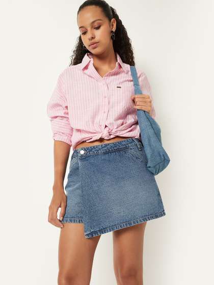 max Women Pure
                        Cotton Blend Skirts