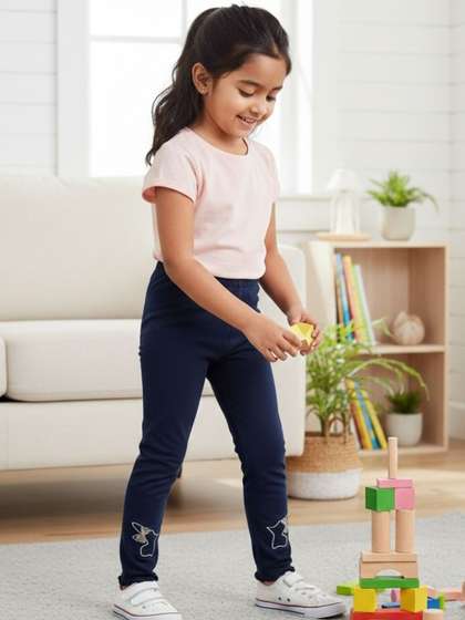 SALTY PUMPKIN Girls
                      Cotton Solid Leggings