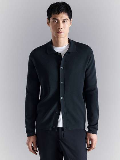 MANGO MAN
                        Performance Solid Cardigan