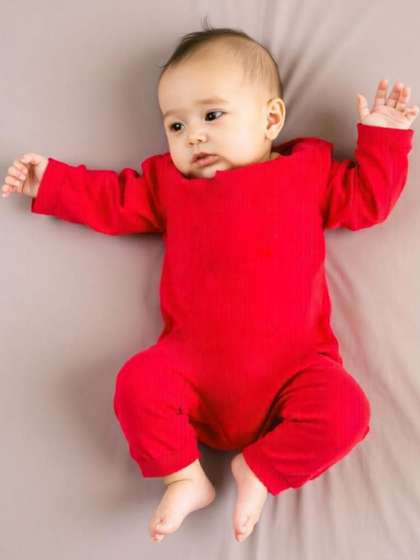 KNITROOT Infants Cotton
                    Romper