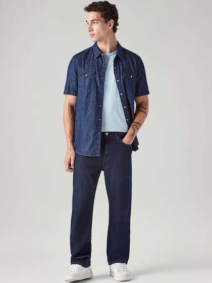 Levis Men Relaxed Fit Mid-Rise Jeans