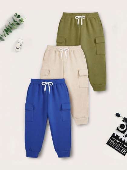 YK X Trampoline Pack of
                    3 Regular Fit Cargos
