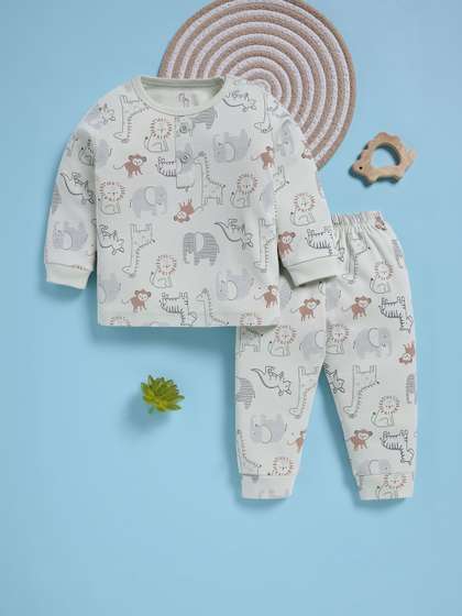 BABY GO Boys Printed
                      T-shirt With Pyjamas