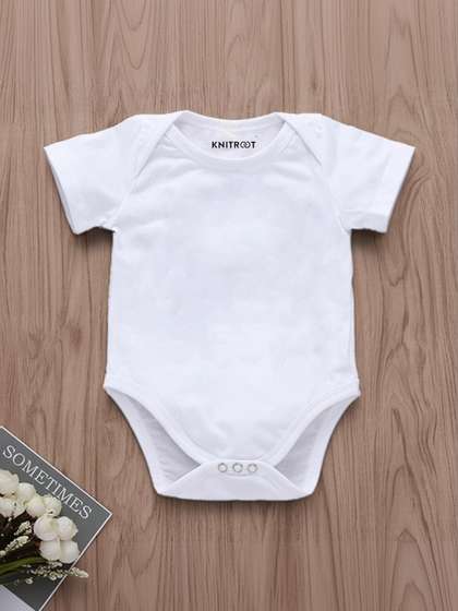 KNITROOT Infants Cotton
                    Half Sleeves Bodysuit