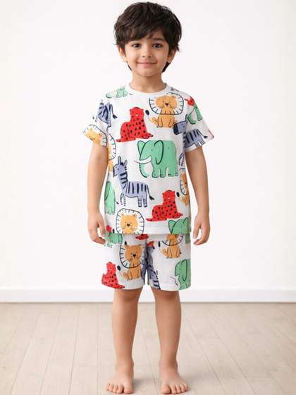 Anthrilo Girls Printed
                      Night suit