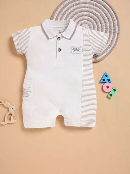 BABY GO Boys Cotton
                      Rompers