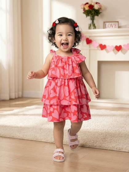 Nauti Nati Printed
                    A-Line Polyester Dress