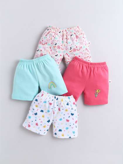 BUMZEE Girls Animal
                    Printed Shorts