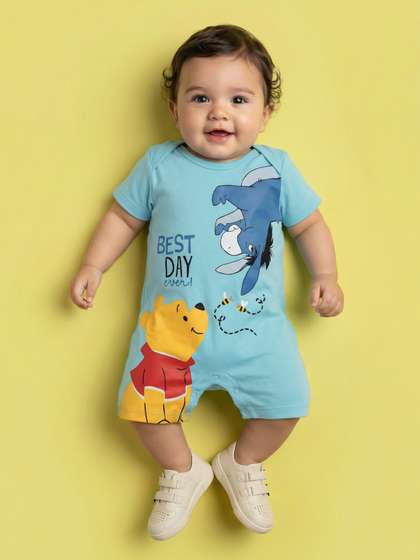 Nauti Nati Infants Girls
                    Printed Rompers