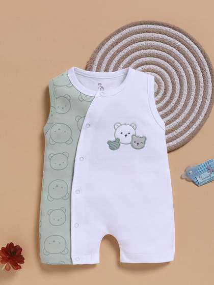 BABY GO Boys Cotton
                    Rompers