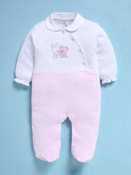 BABY GO Girls Printed
                      Sleepsuit