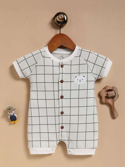 BABY GO Boys Cotton
                    Rompers