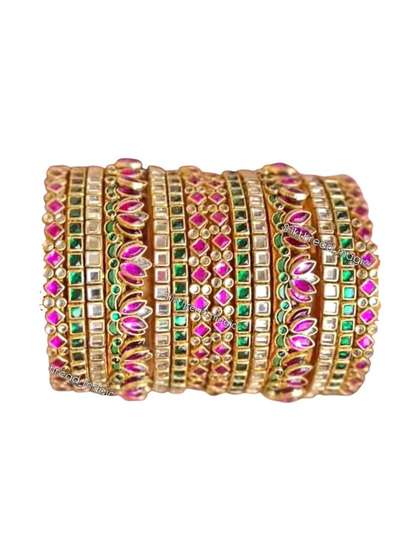 Blue jays hub Kundan
                        Bangle