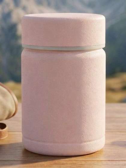 PIXNA Pink Single
                    Stainless Steel Solid Double Wall Vacuum Water
                    Bottle