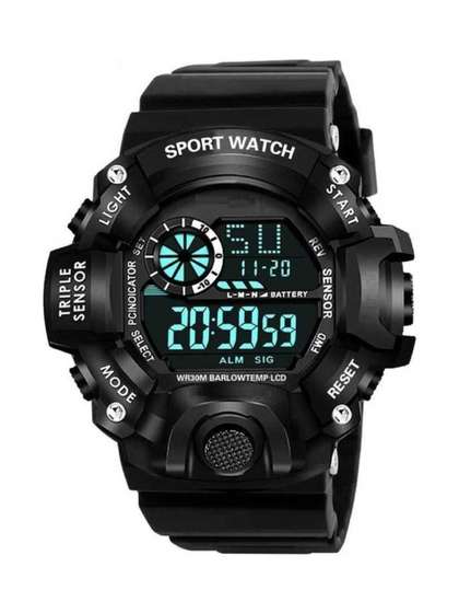 Brostin Boys Dial &
                    Straps Chronograph Watches Black G-Shock Digital
                    Watch