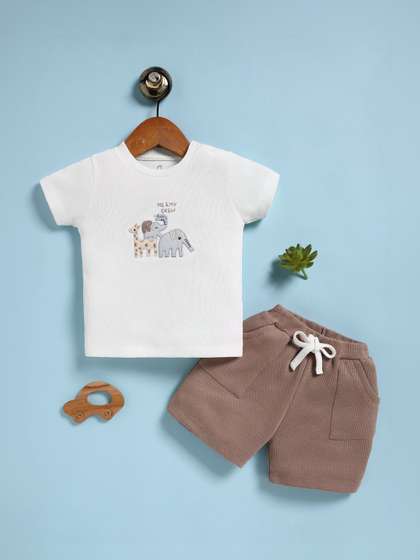 BABY GO Boy Printed
                    Short Sleeves T-shirt And Short