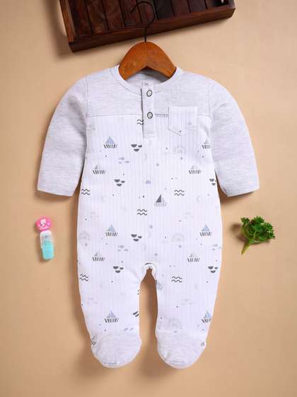 BABY GO Boys Printed
                    Sleepsuit