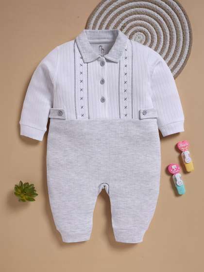 BABY GO Boys Cotton
                    Rompers