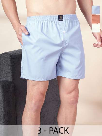 URBAN SCOTTISH Men
                        Pack Of 3 Cotton Boxers