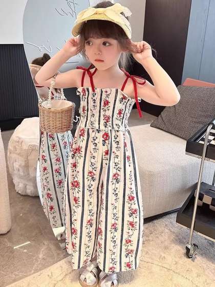 StyleCast x Revolte
                    Girls Printed Basic Jumpsuit