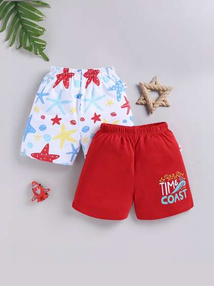 BUMZEE Boys Animal
                    Printed Shorts