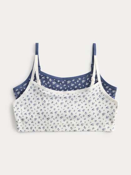 Marks & Spencer 2
                      Pack Cotton Rich Floral Crop Tops