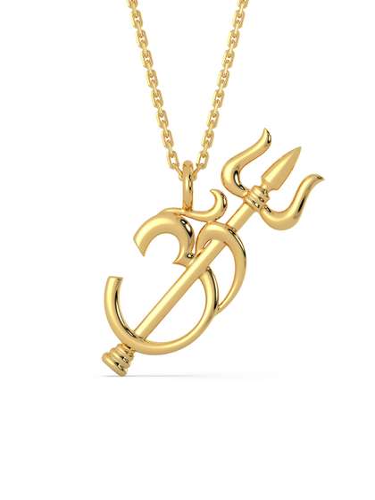 Malabar Gold &
                        Diamonds 14 KT Gold Pendant - 1.1 g