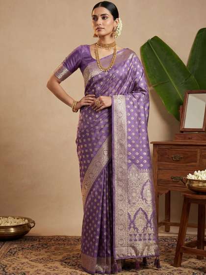 House of Pataudi
                        Women Ethnic Motifs Woven Design Banarasi
                        Sarees