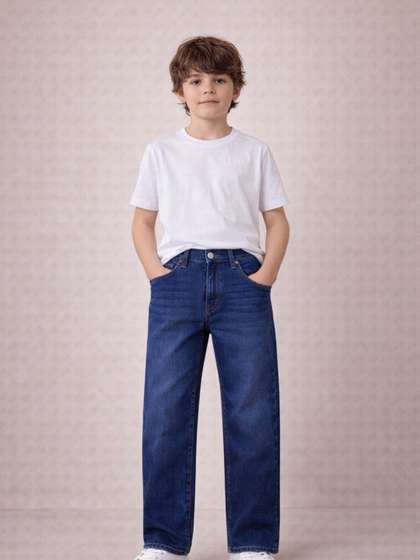 Gini and Jony Boys
                    Classic Slim Fit Mid-Rise Light Fade Acid Wash
                    Jeans