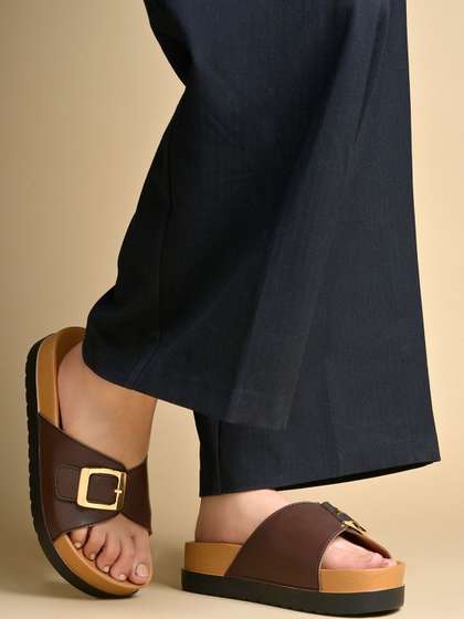 Shoetopia Women
                          Open Toe Buckles Gladiators