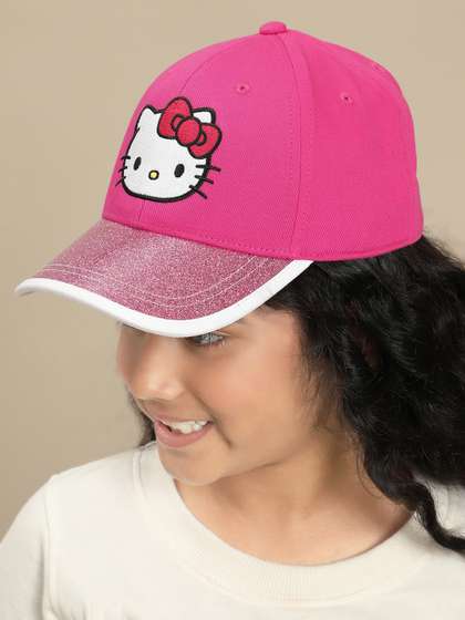 Kids Ville Girls Hello
                    Kitty Printed Caps