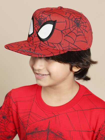 Kids Ville Boys
                    Spiderman Printed Snapback Cap