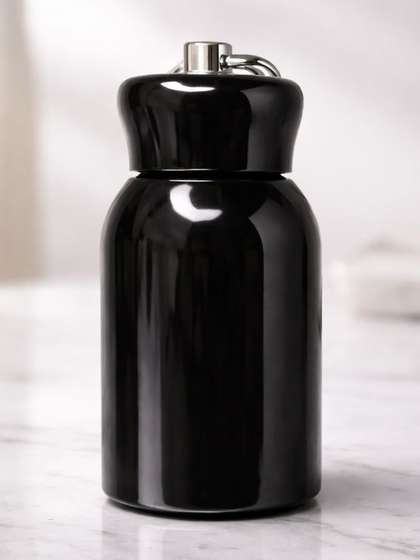 PIXNA Black Single
                    Stainless Steel Solid Water Bottle